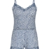 Ensemble de pyjama court Cami, Bleu