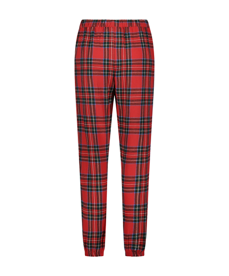 Pantalon de Pyjama Flanel, Rouge