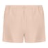 Pyjamashorts aus aufgerautem Jersey, Beige