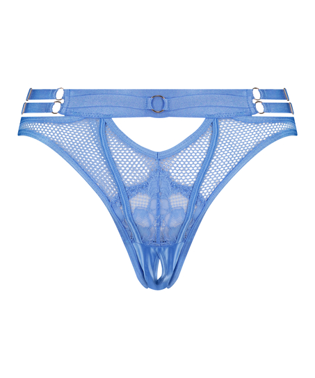 Brazilian mit offenem Schritt Pleasure, Blau