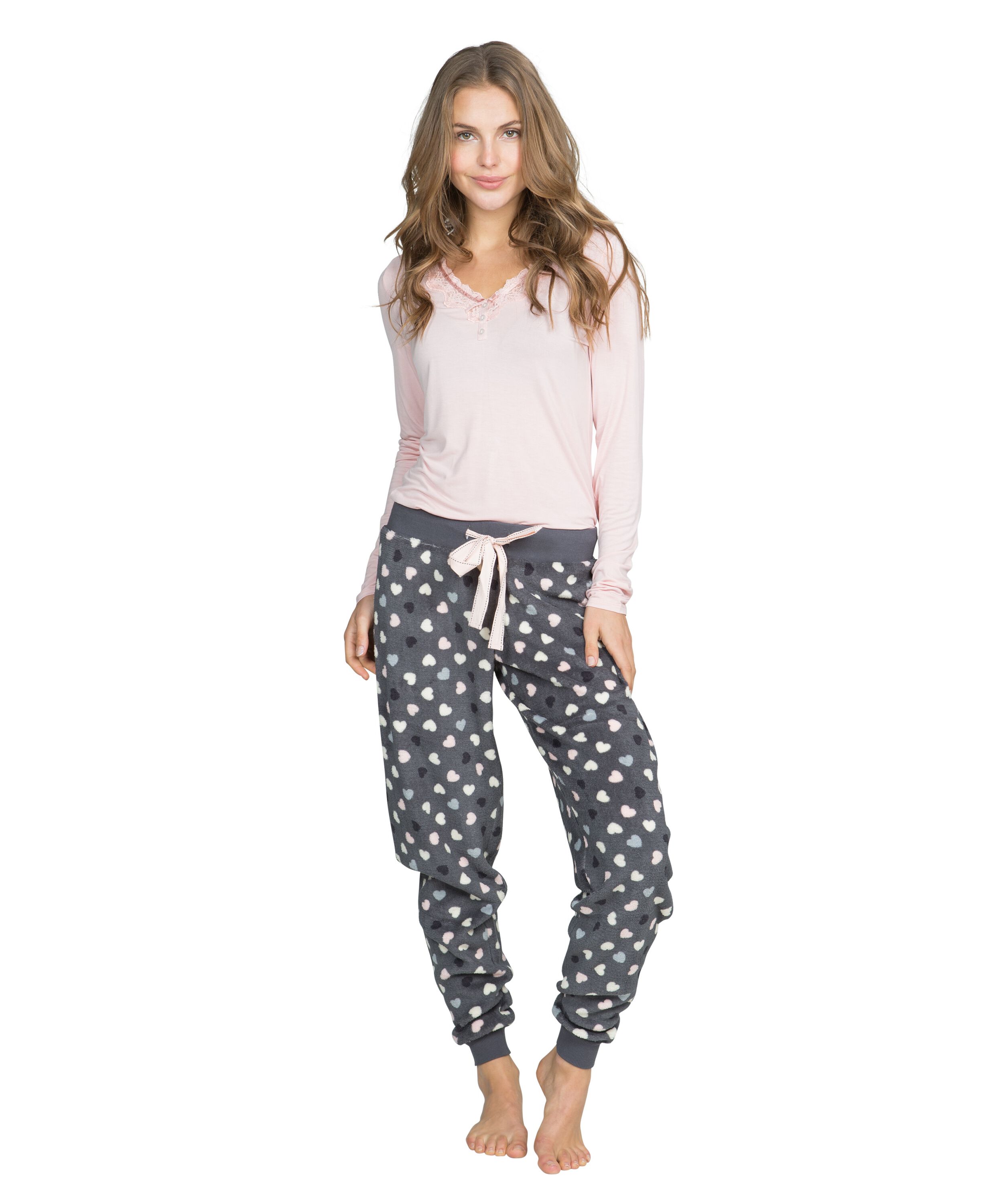 Top Marlene long sleeves, Rose