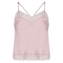 Cami Top Satin Spitze, Lila