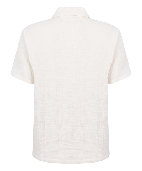 Musselin-Jacke, Weiß