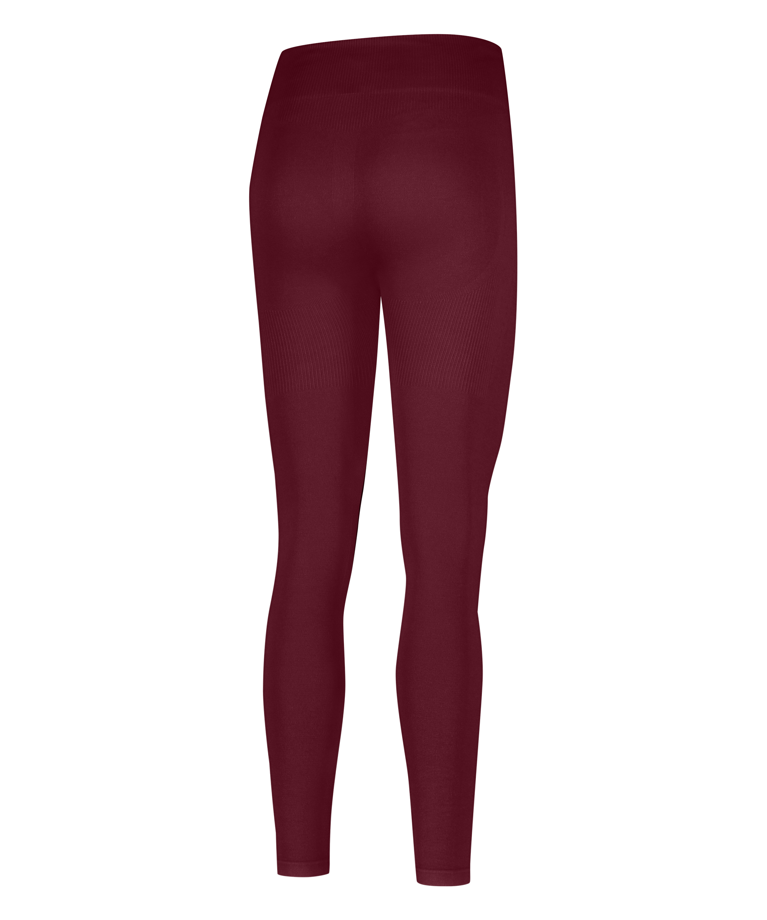 Legging de sport sans coutures taille haute HKMX, Rouge, main