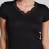 Chemise de nuit en jersey, Noir