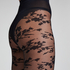 Strumpfhose 15 Denier All Over Lace, Schwarz