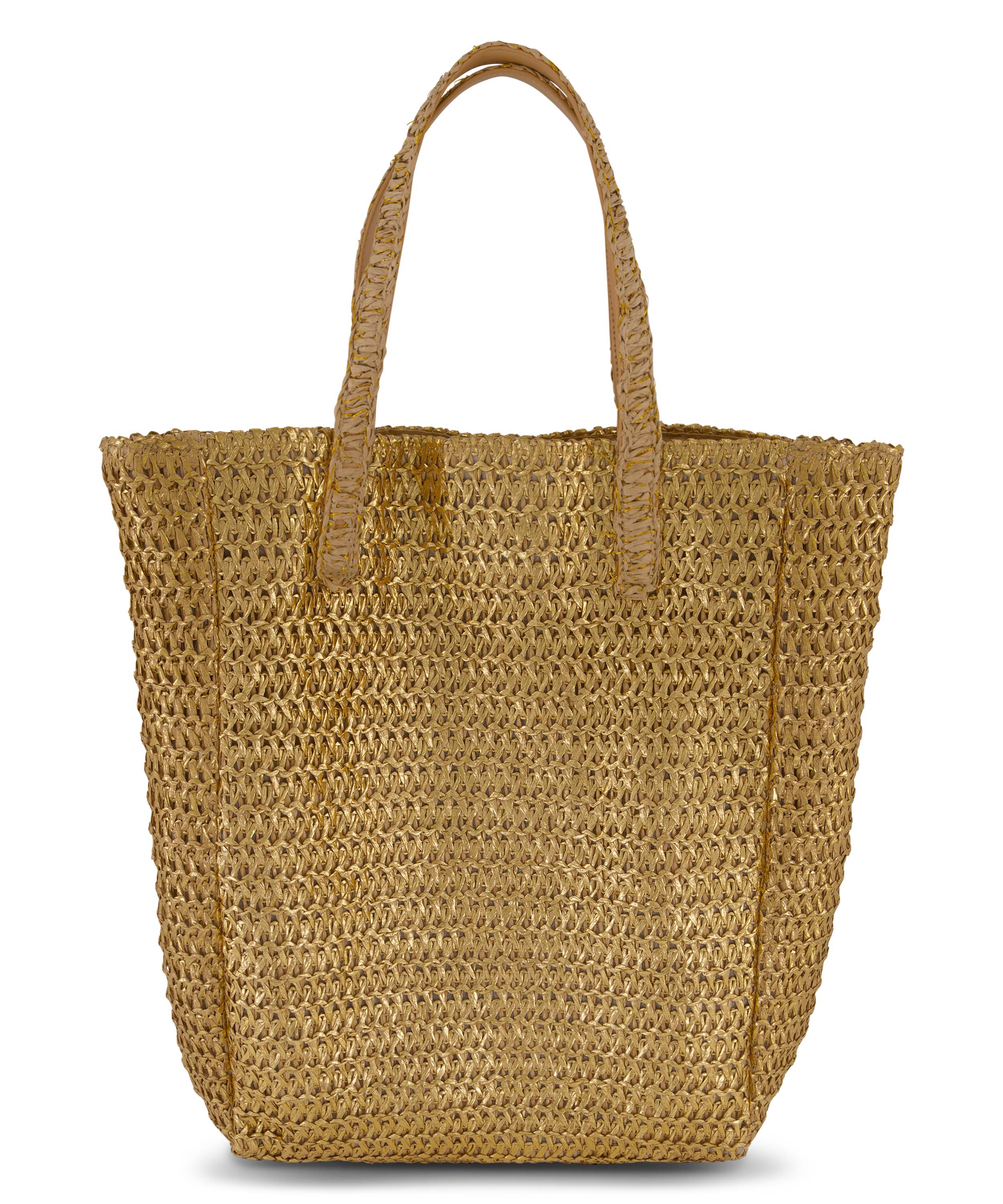 Sac de plage Goldie, Jaune, main