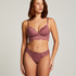 Soutien-gorge préformé sans armatures longline Shiloh, Violet