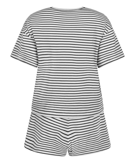 Pyjama-Set Jersey, Blau