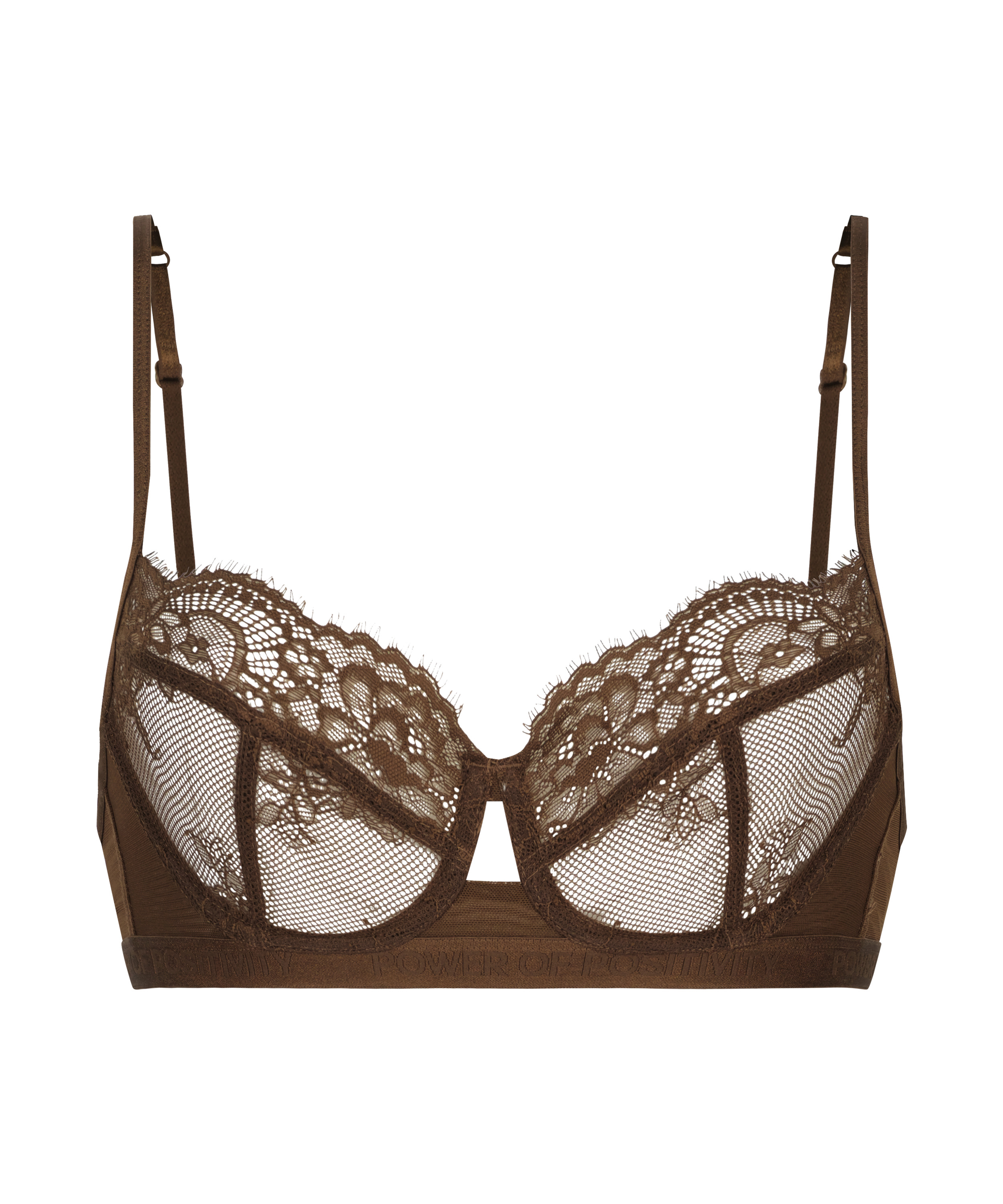 Soutien-gorge &agrave; armatures non-pr&eacute;form&eacute; Honey, Marron, main