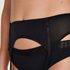 Strapse Micro Mesh, Schwarz