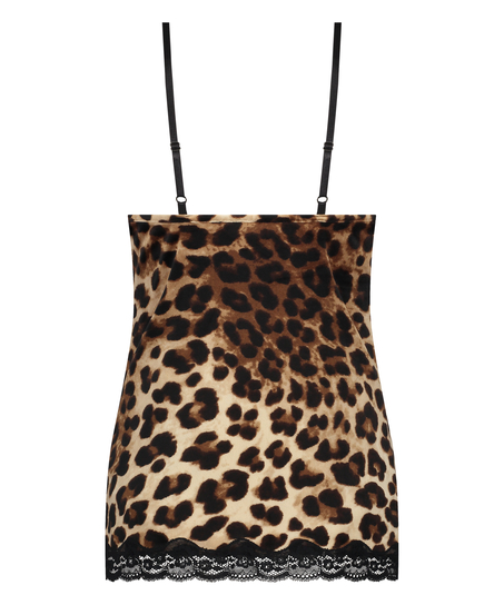 Cami Velours Lace, Schwarz