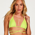 Haut de bikini triangle Wild, Vert