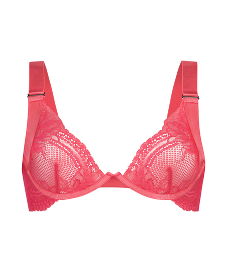 Soutien-gorge non rembourr&eacute; &agrave; armatures Hana, Rose