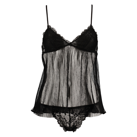 Cami set Dhalia, Noir