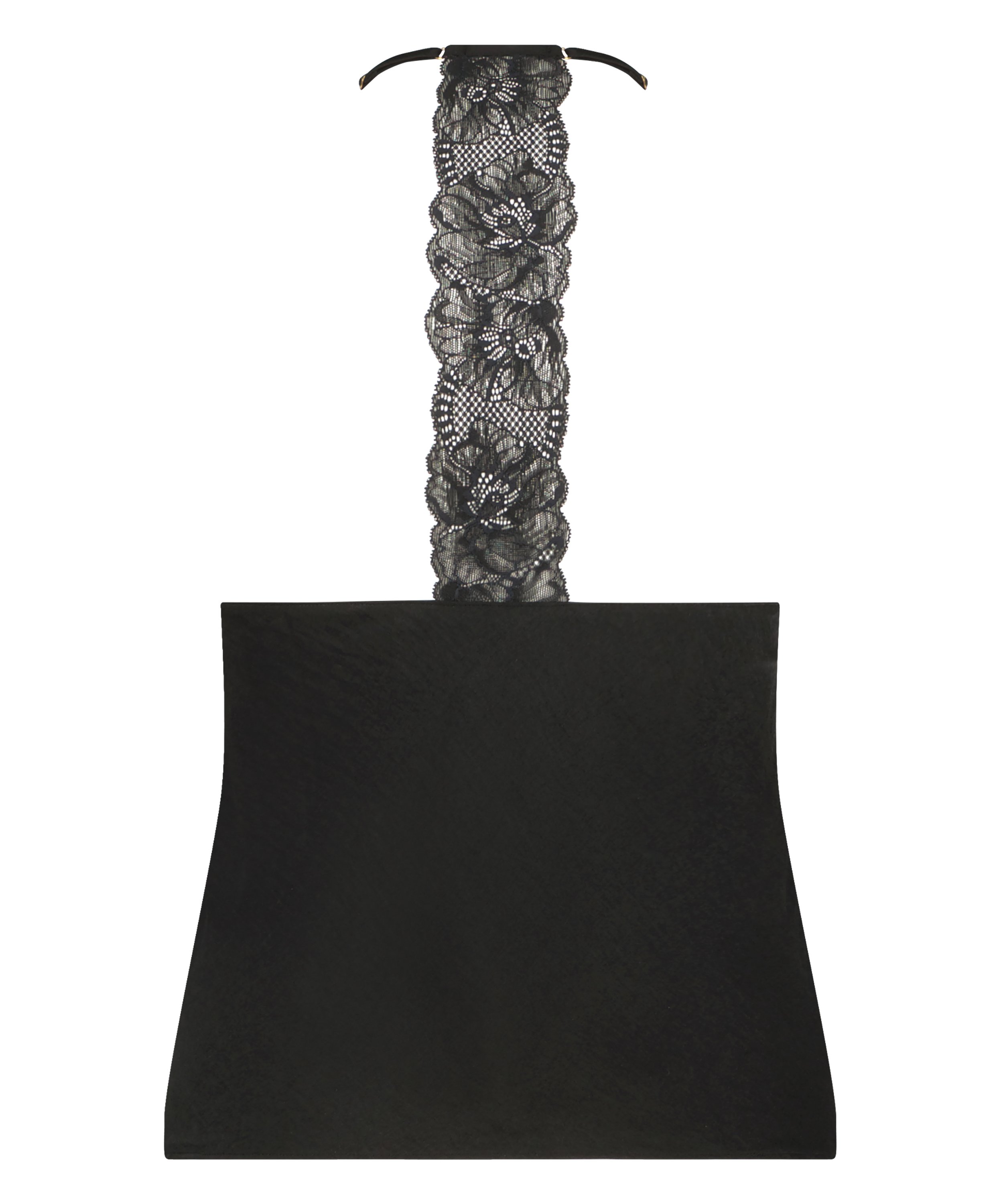 Cami Top Satin, Schwarz, main