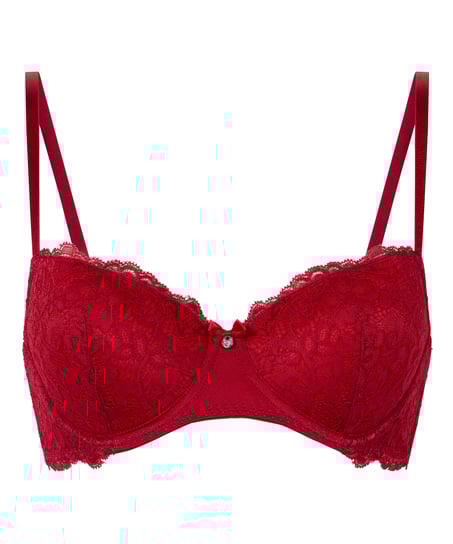 Soutien-gorge à armatures préformé Marine, Rouge