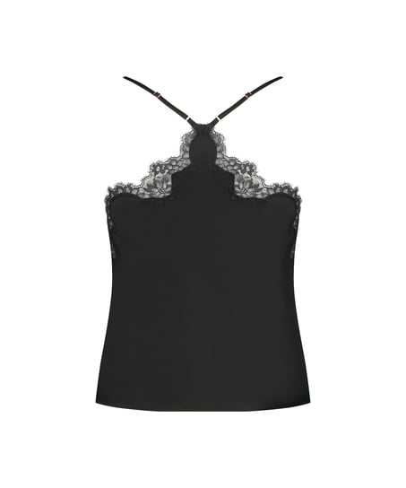 Débardeur en dentelle Sophia, Noir