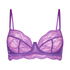 Soutien-gorge non-rembourr&eacute; &agrave; armatures Isabelle, Violet