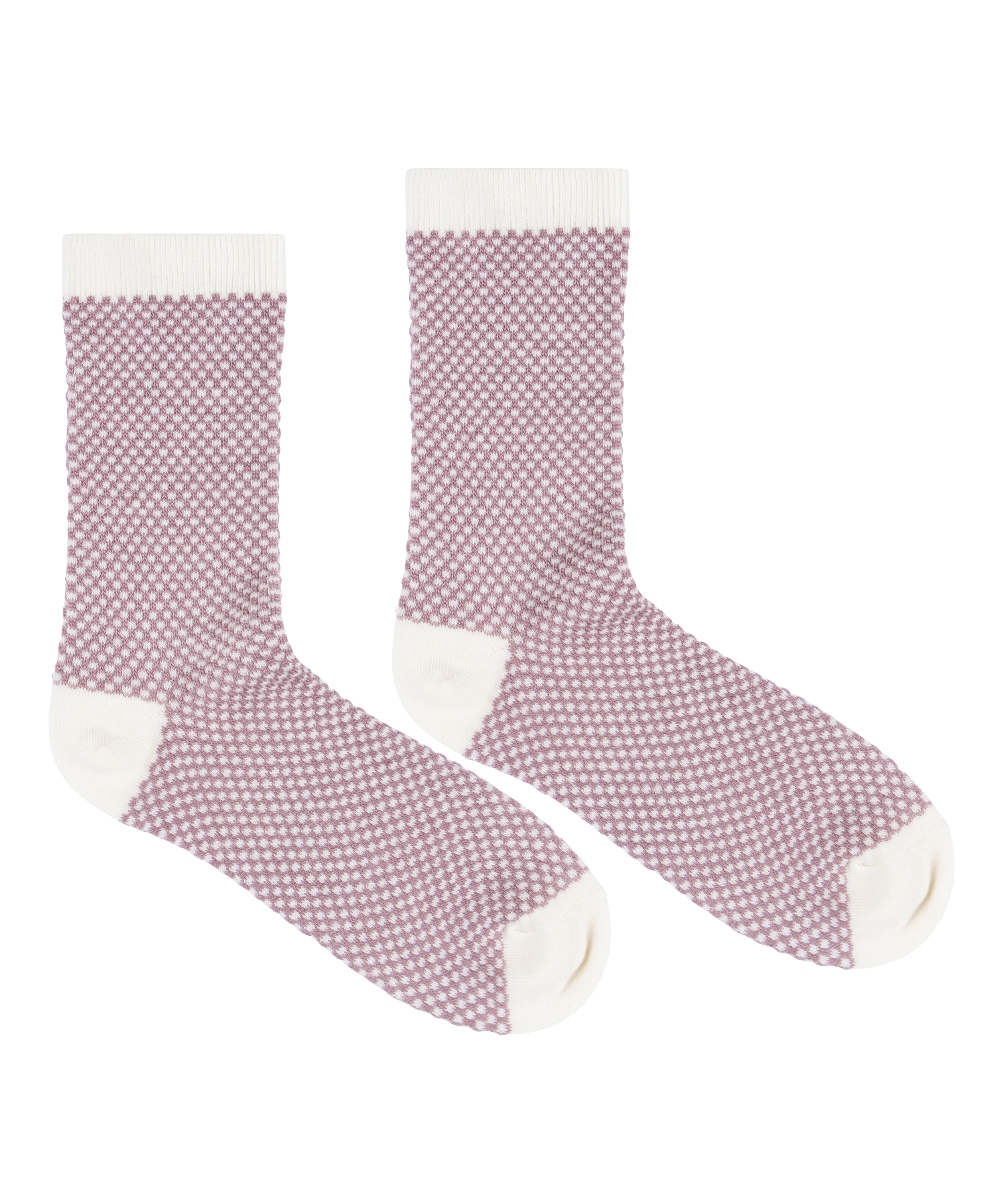 Chaussettes courtes en modal, Violet, main