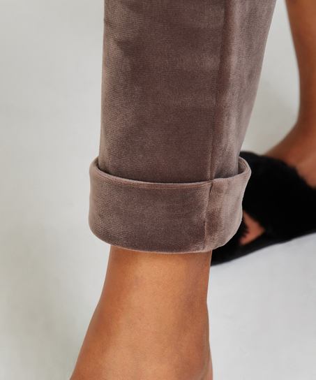 Petite Pantalon de jogging Velours, marron