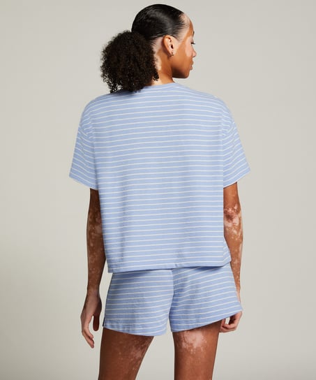 Pyjamatop, Blau