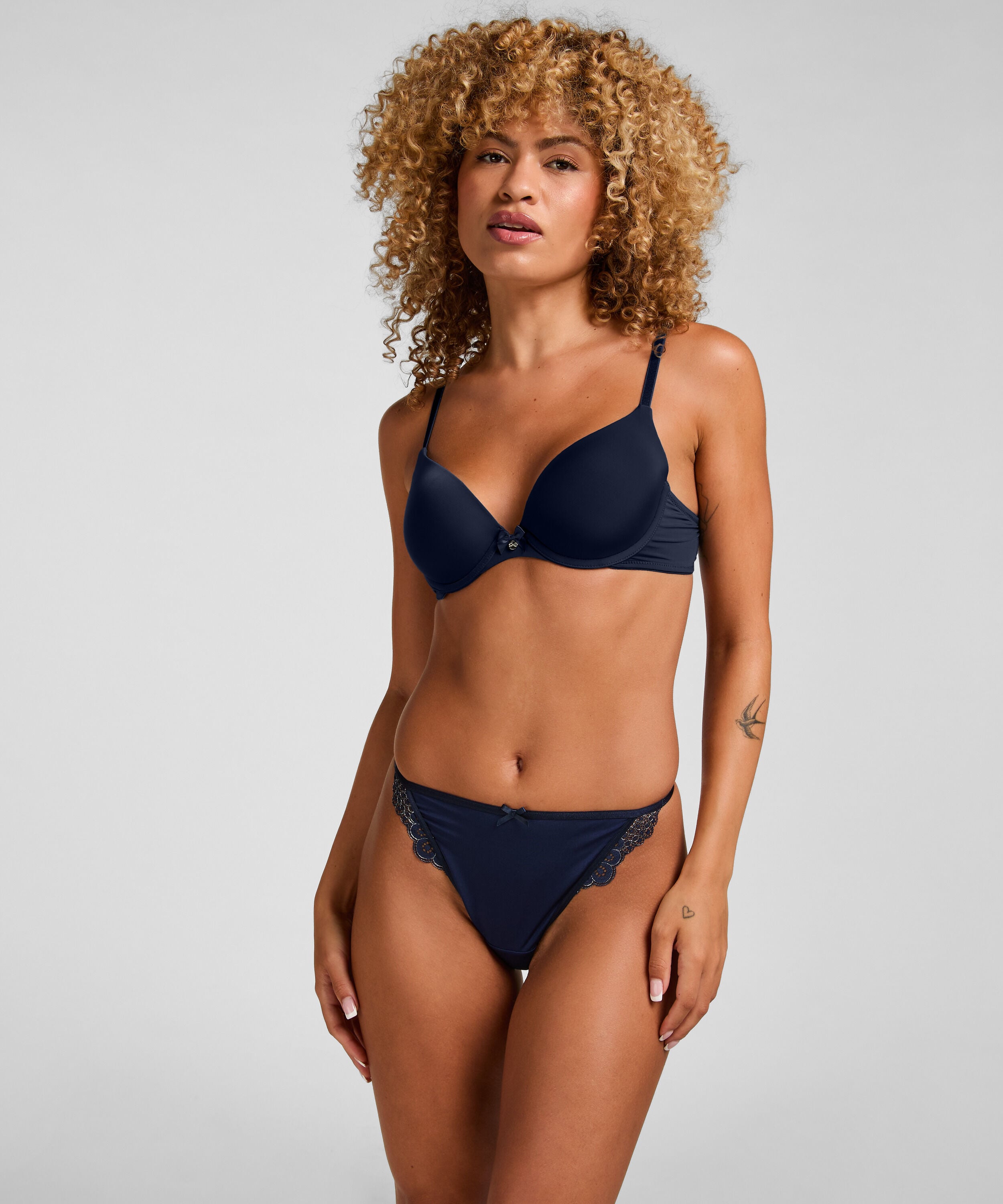 Culotte Brésilienne Highleg Pamela, Bleu Culotte Brésilienne Highleg Pamela, Bleu