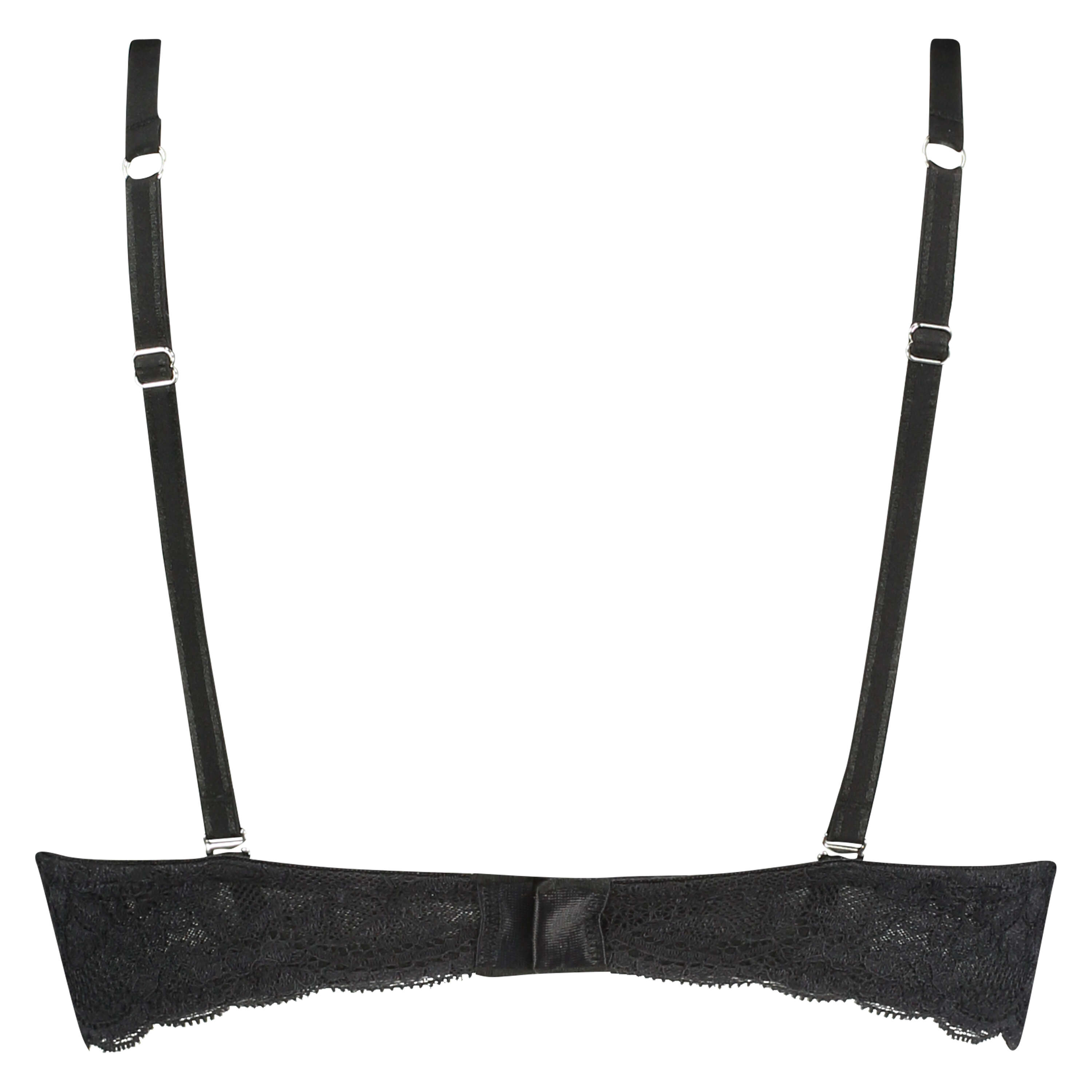 Soutien-gorge &agrave; armatures pr&eacute;form&eacute; push-up Angie, Noir, main