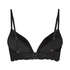 Soutien-gorge &agrave; armatures pr&eacute;form&eacute; push-up Angie, Noir
