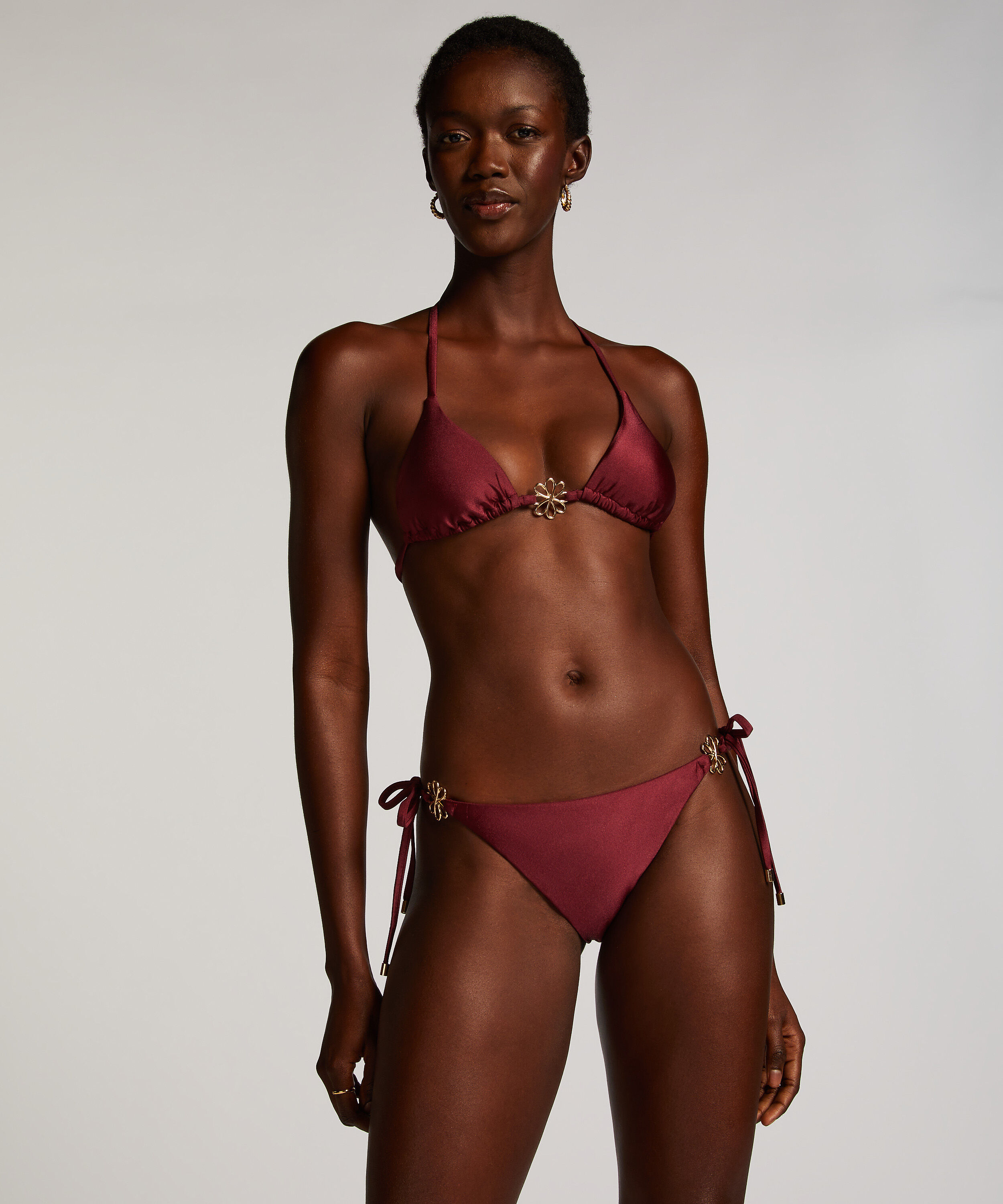Bikini Slip mit hohem Beinausschnitt Yucatan, Rot
