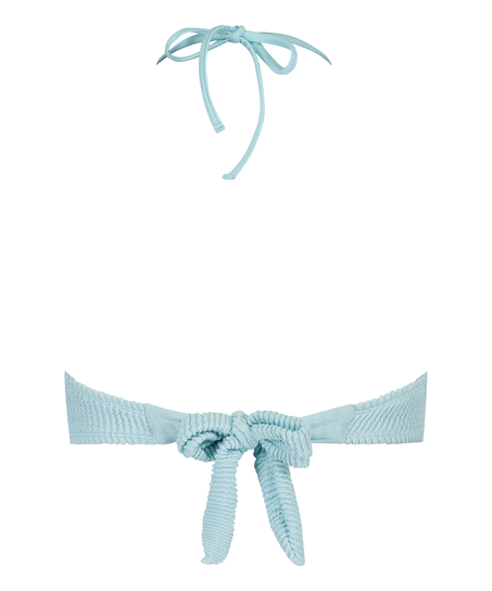 Bandeau Bikini Top Crinkle, Blau, main Bandeau Bikini Top Crinkle, Blau