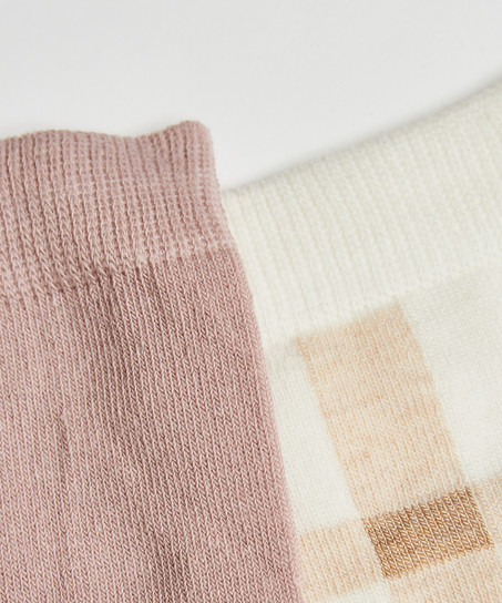 2 Paires de Chaussettes en Coton, Noir