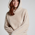 Hoodie aus Fleece Snuggle, Beige