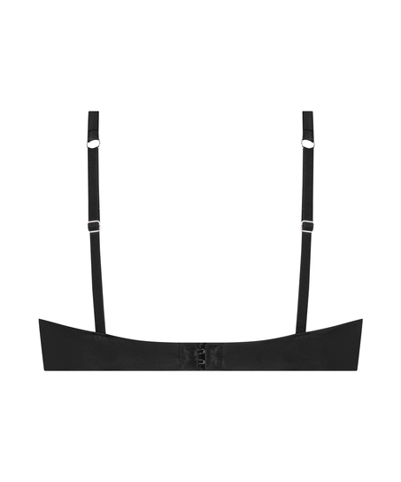 Nicht-vorgeformter Bügel-BH Almendra, Schwarz