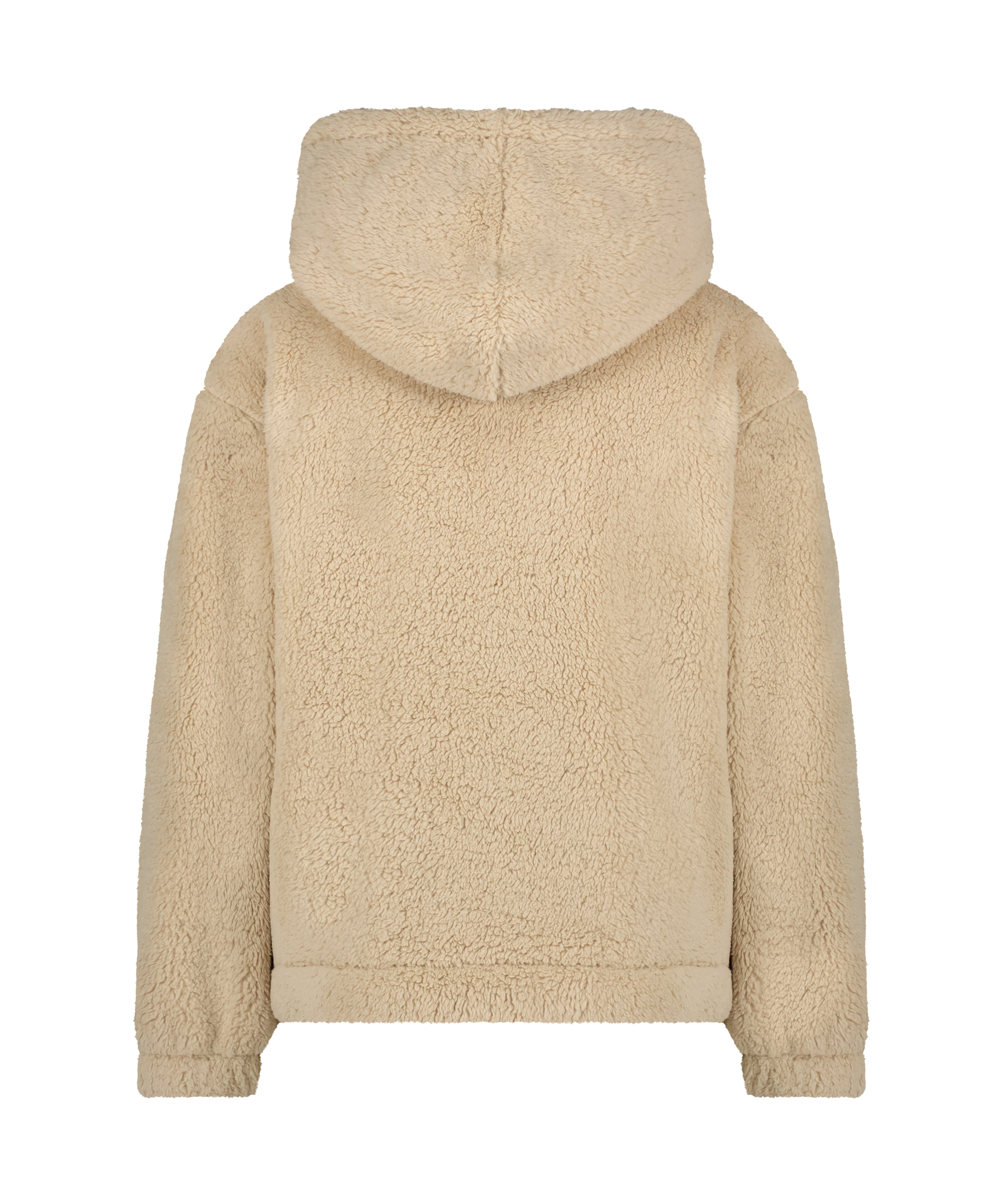 Hoodie aus Fleece Snuggle, Beige, main