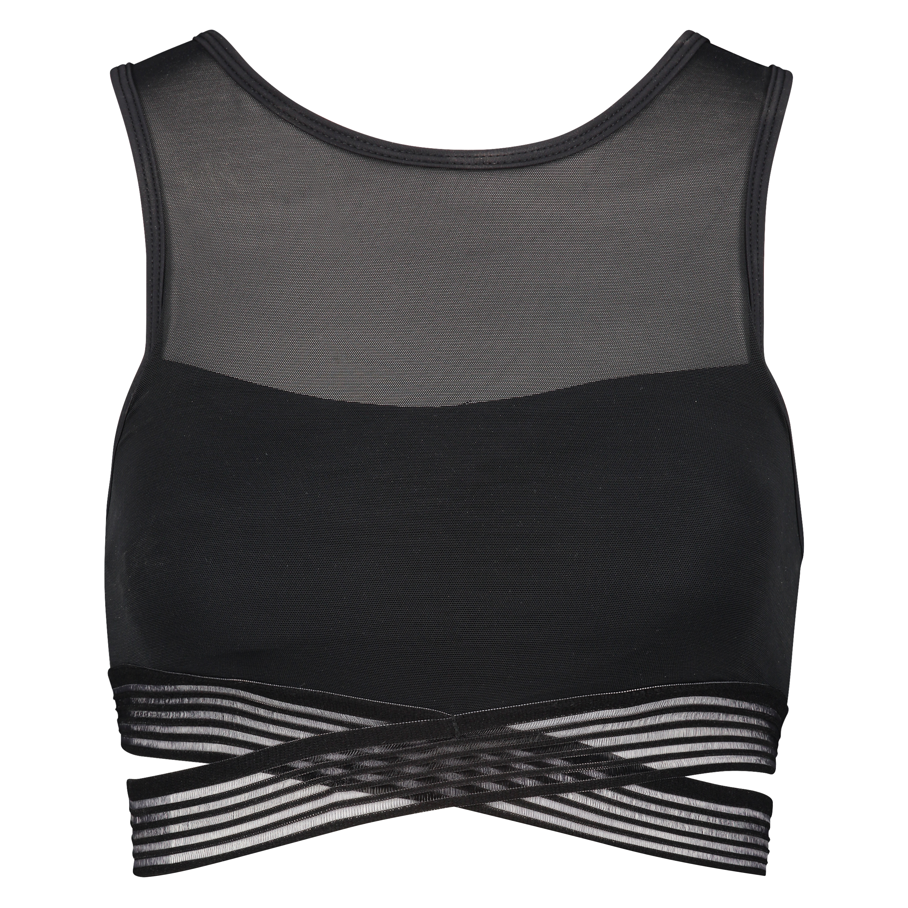 Soutien-gorge de sport HKMX Niveau 1, Noir, main