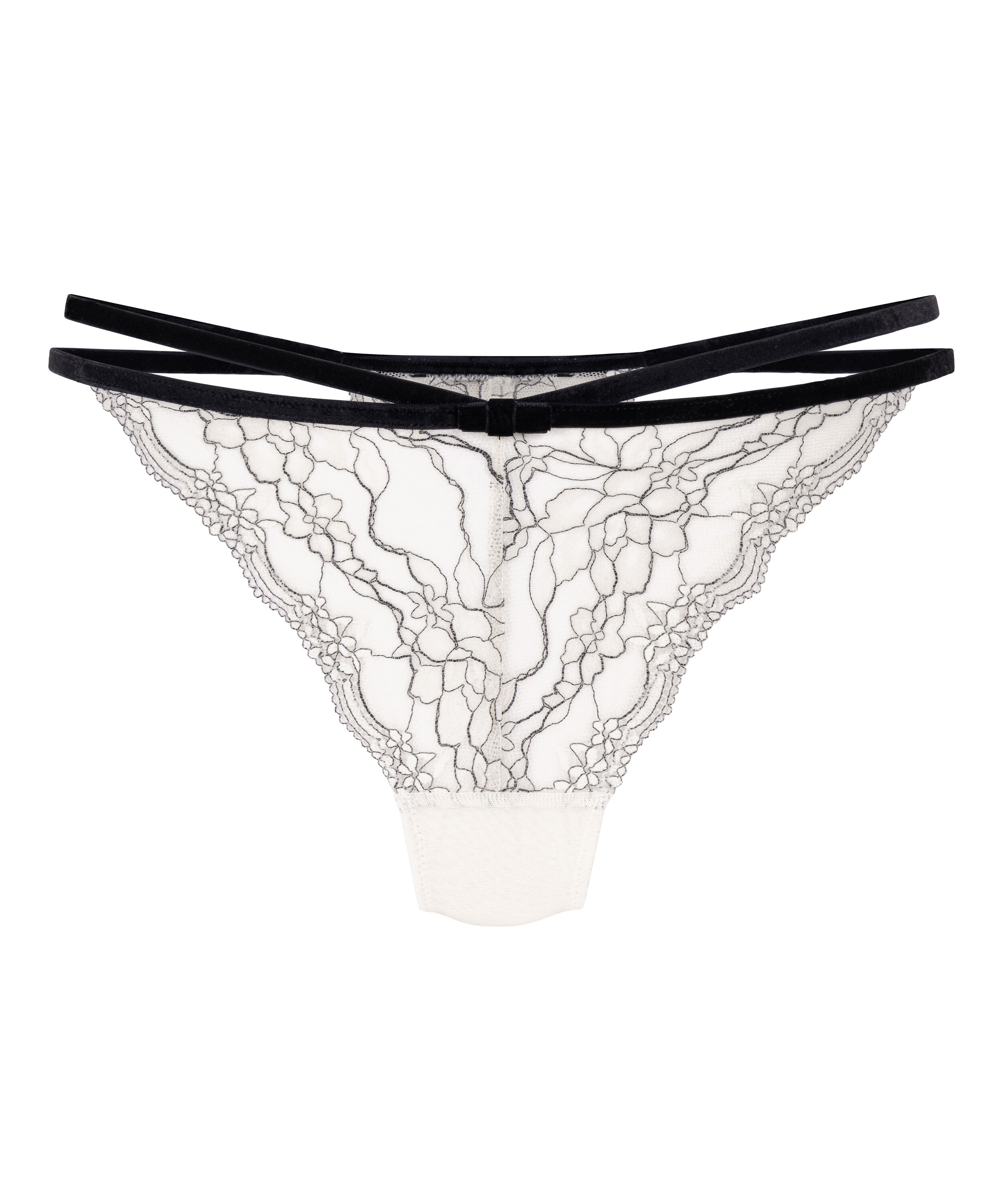 String jambe haute Agnes, Blanc