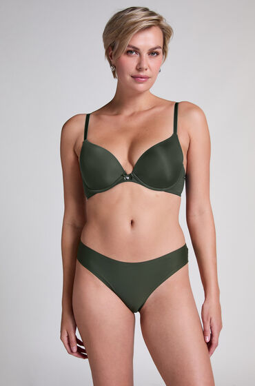 Hunkemöller Slip brésilien Invisible Lace Back Vert
