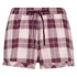 Shorts Twill Check, Rot