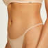 String en T Invisible micro, Beige