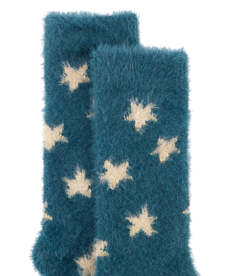 Socken flauschig, Rose