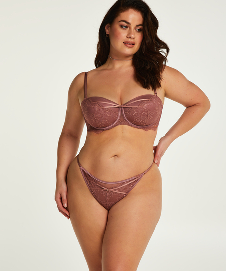 Soutien-gorge à armatures préformé sans bretelles Margaret Lucy Hale, Rose