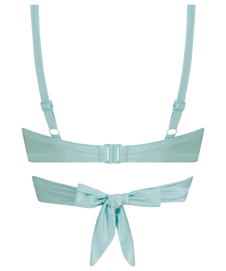 Gepolstertes Push-Up-Bikinioberteil mit Bügel Sydney, Blau
