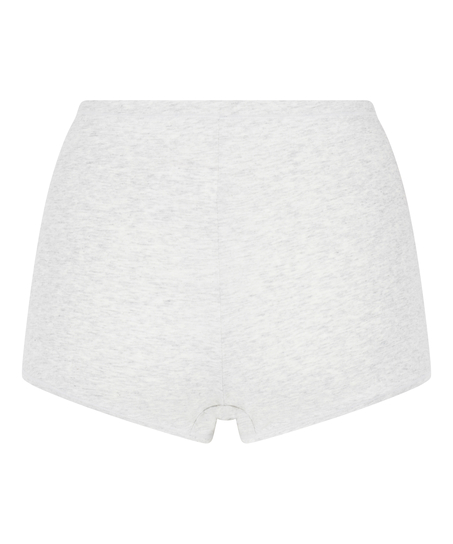 Shorty en coton doux, Gris
