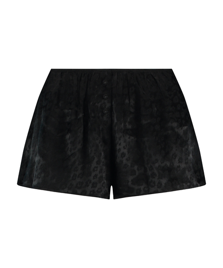 Shorts Leopard, Schwarz
