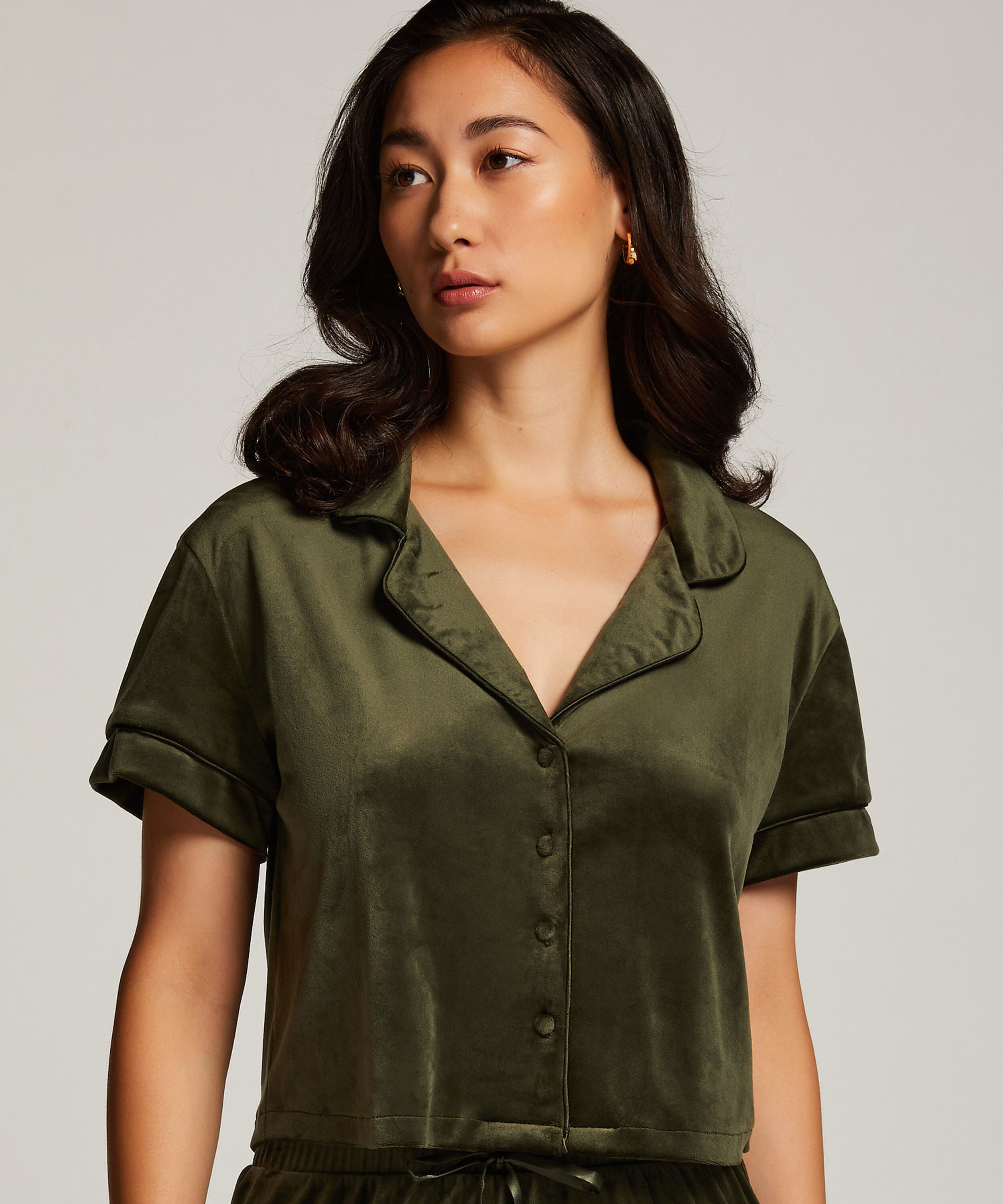 Veste en Velours, Vert
