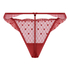 Cordelie String mit hohem Beinausschnitt, Rot