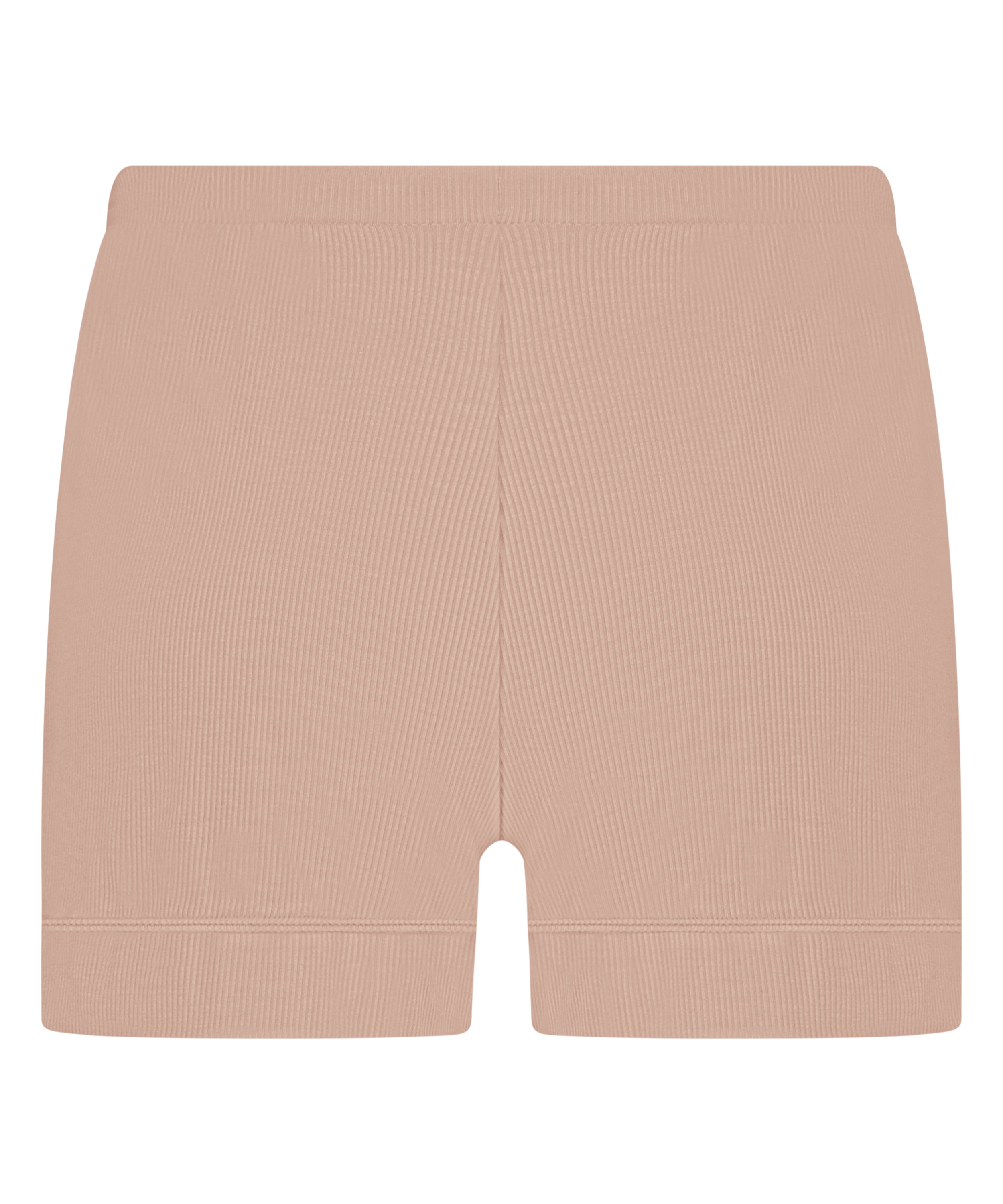 Essential-Shorts aus Ripp-Jersey, Beige, main