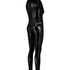 Lace Up Catsuit, Schwarz