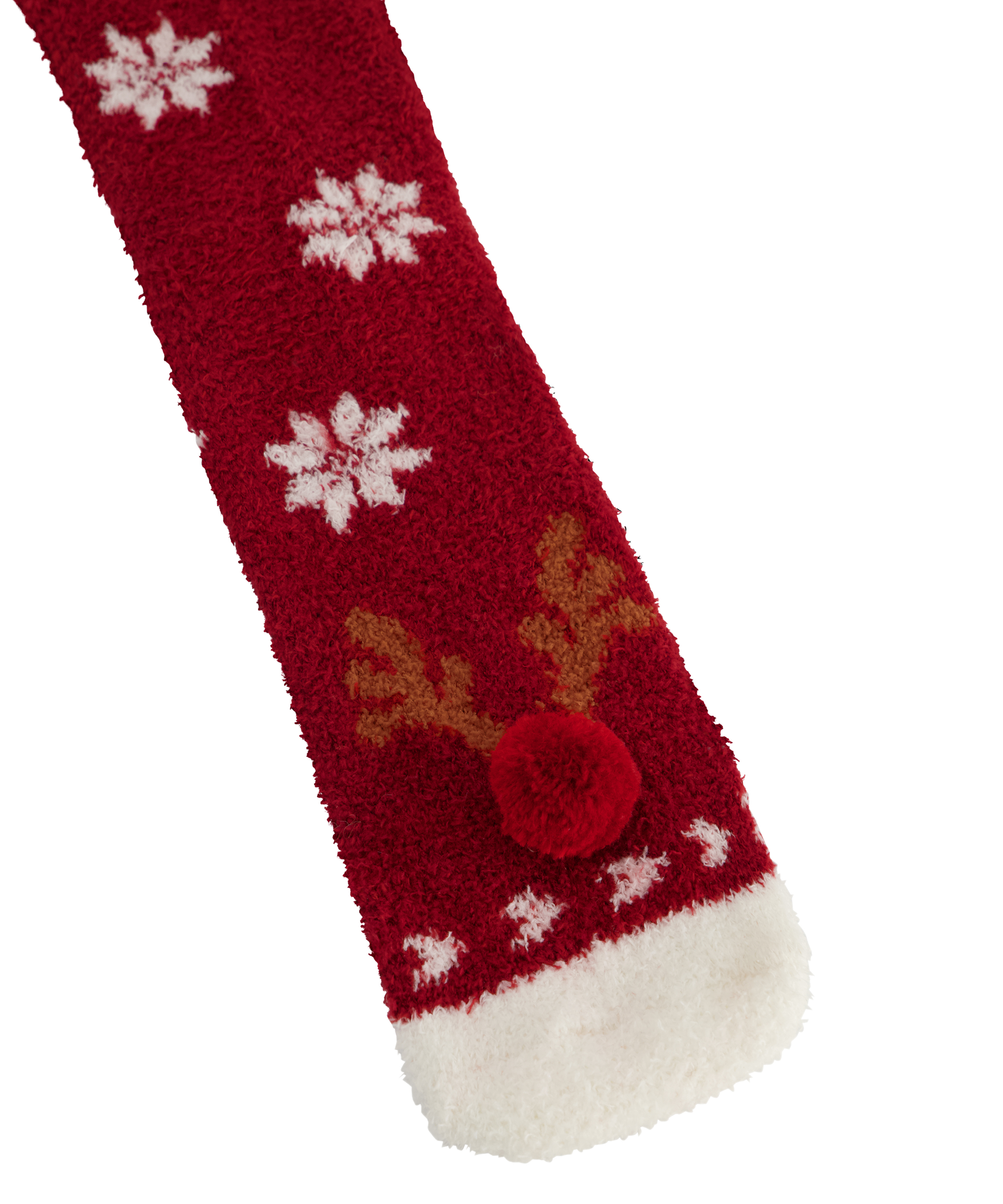 Chaussettes cosy Christmas, Rouge, main